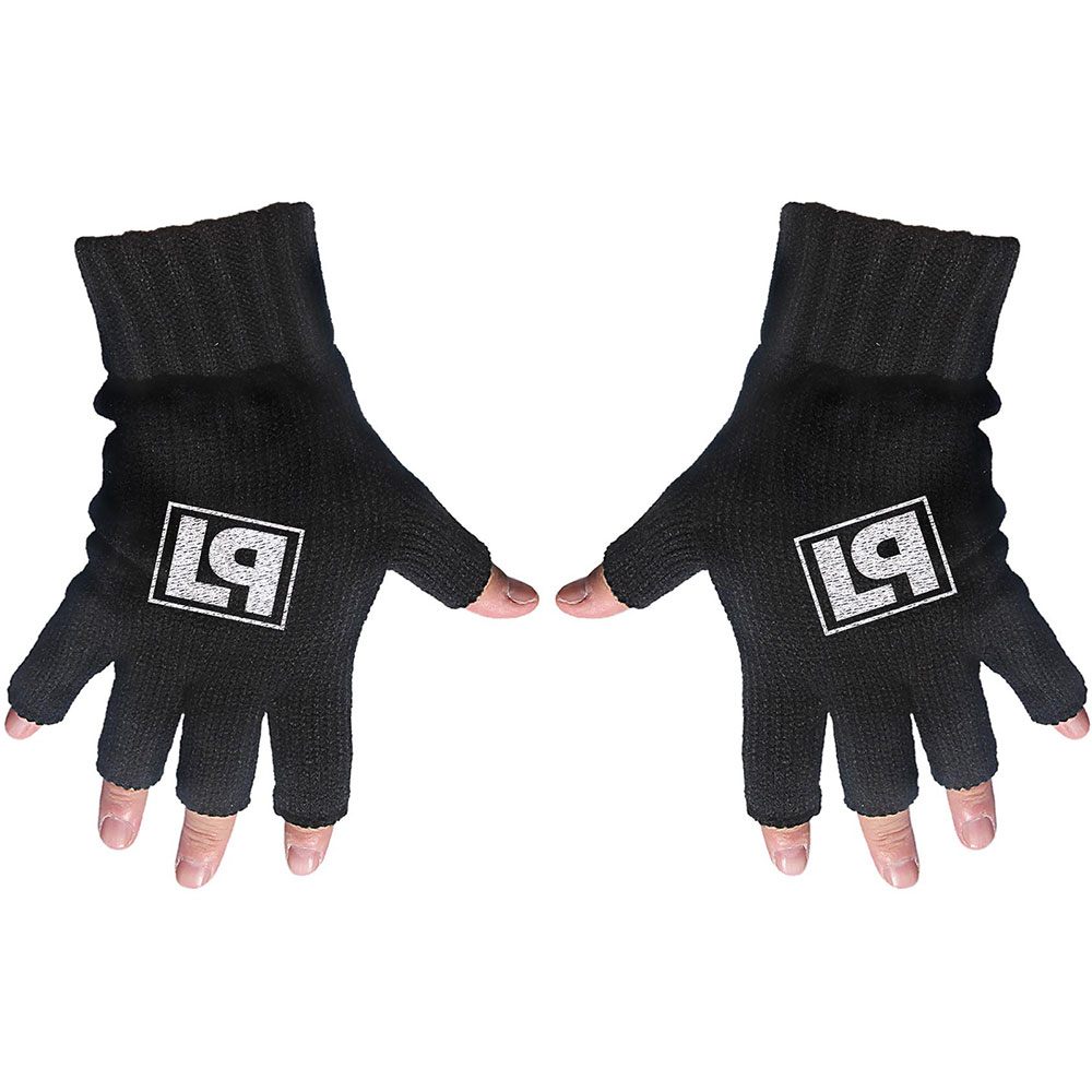 Linkin Park - LP Logo Vingerloze handschoenen - Zwart